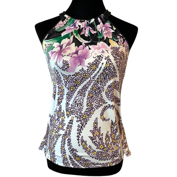 Elie Tahari Floral Top - Picture 2 of 7